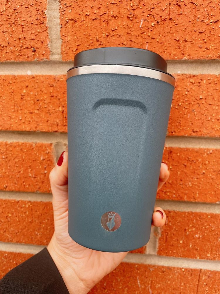 Blue Reusable Travel Coffee Cup